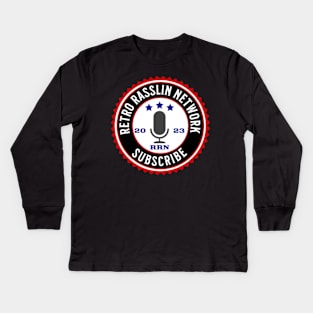 Retro Rasslin Network Kids Long Sleeve T-Shirt